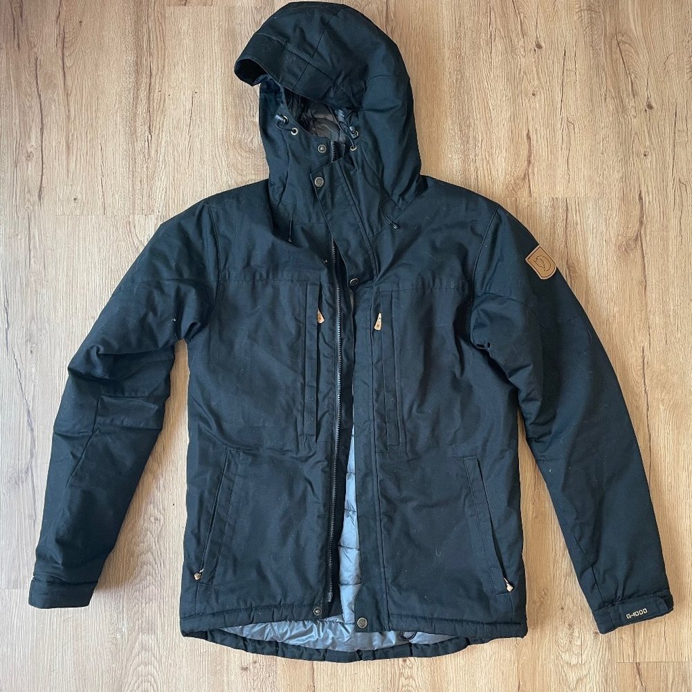 Fjallraven Mens Skogso Padded Insulated Jacket - Size S - Black